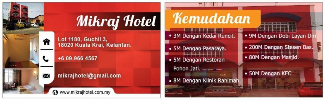 Mikraj Hotel Kuala Besut Exterior foto